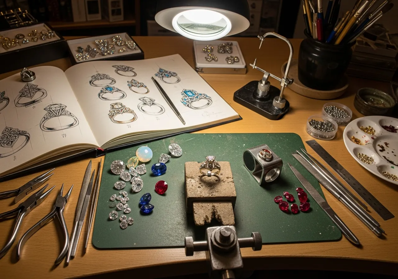 Custom Jewelry Design at Edward Jewels & Watches