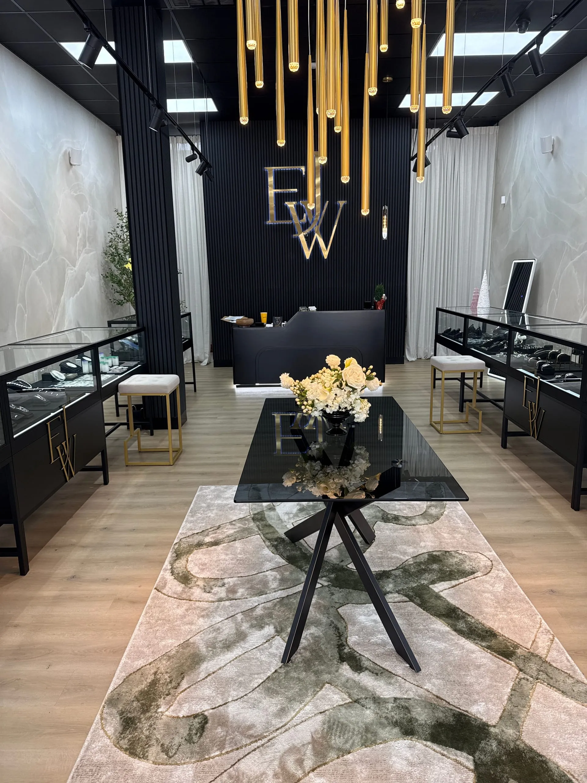 Edward Jewels & Watches showroom interior in Willis, TX