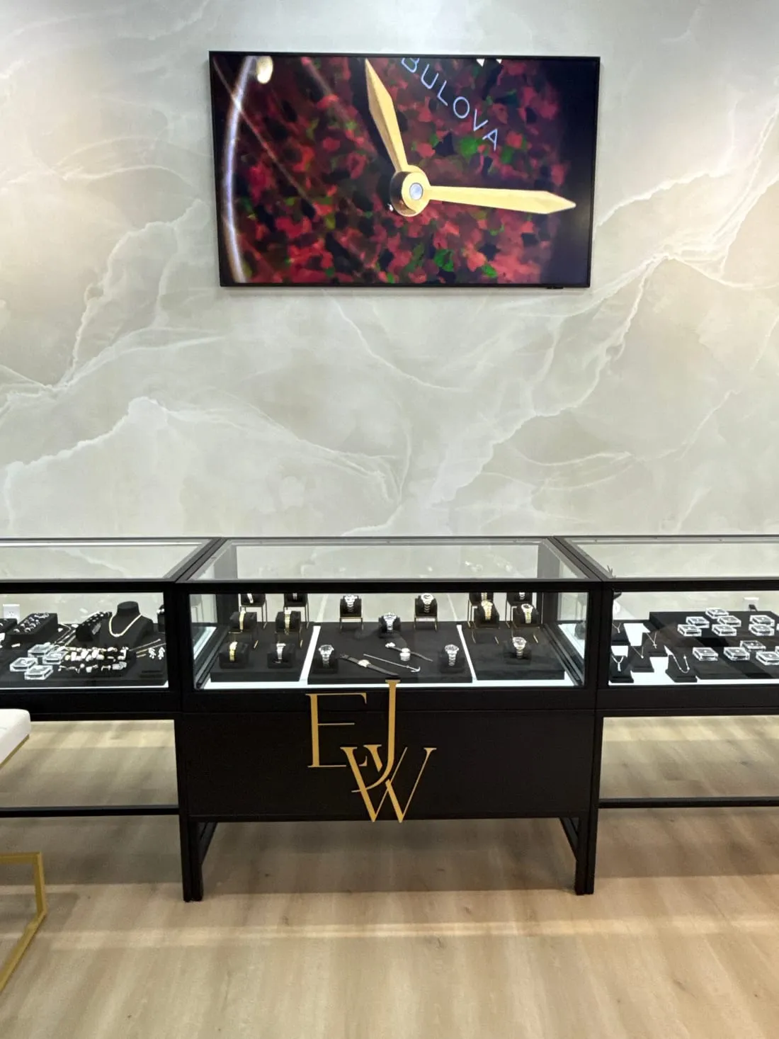 Edward Jewels & Watches store interior in Willis, TX